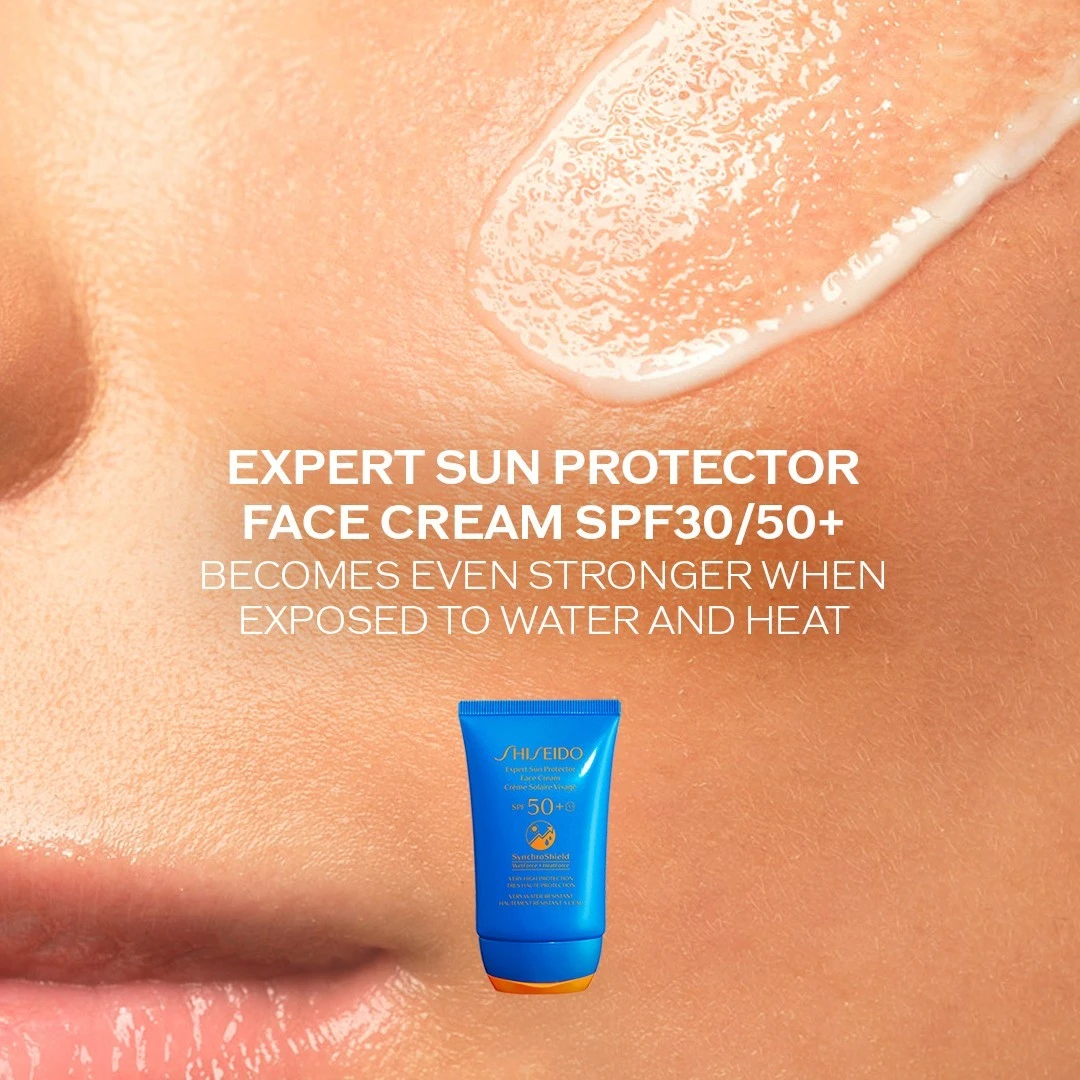 Shiseido Sun CareExpert Sun Protector Face Cream SPF50+ 3 Shiseido Sun CareExpert Sun Protector Face Cream SPF50+ - Afbeelding 3