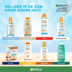 Garnier Ambre SolaireHydra 24H Protect Hydraterende Zonnemelk SPF 30 -Exporteren Licht Glam Winkel E8f5R11005613 3 dgl NL