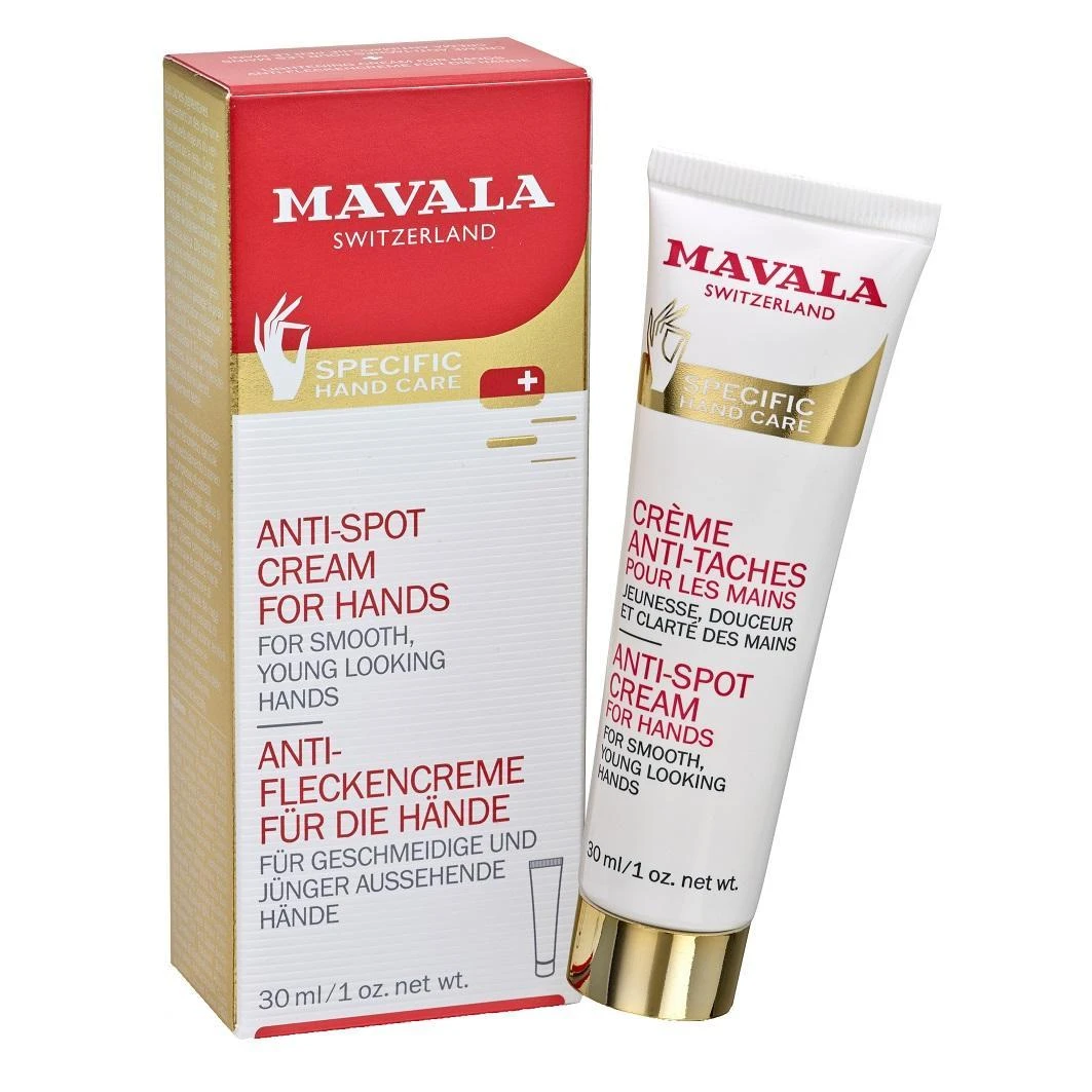 Mavala Handcrème Tegen Pigmentvlekjes. 1 Mavala Handcrème Tegen Pigmentvlekjes.