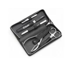 Manicure-etui, Gelooid Rundleer, 160 X 65 Mm